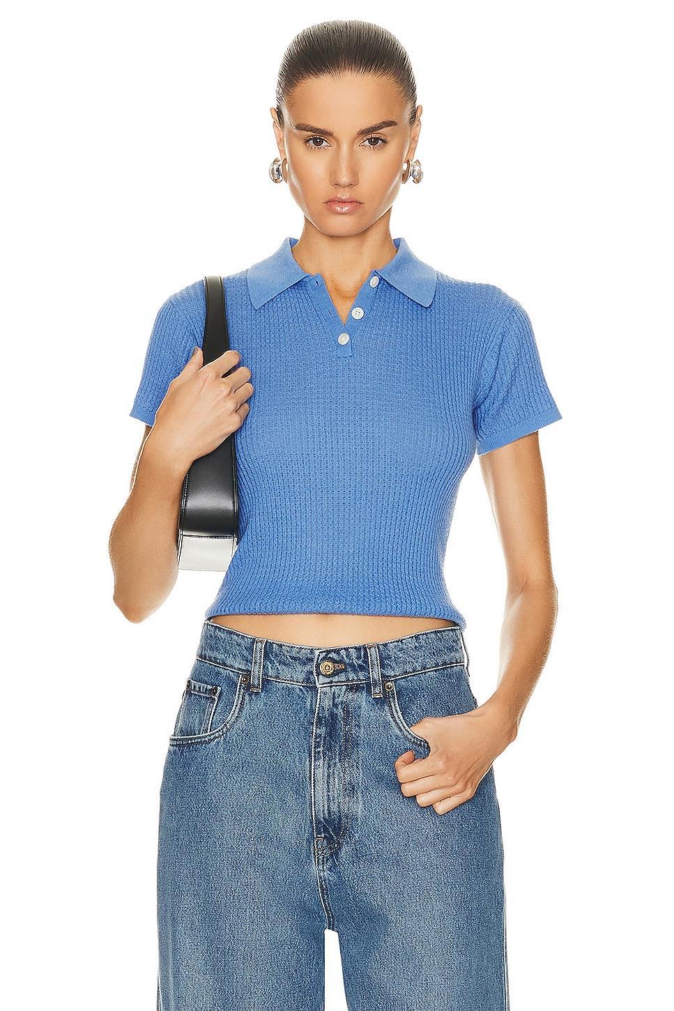 Guest In Residence Shrunken Polo Top Product Image