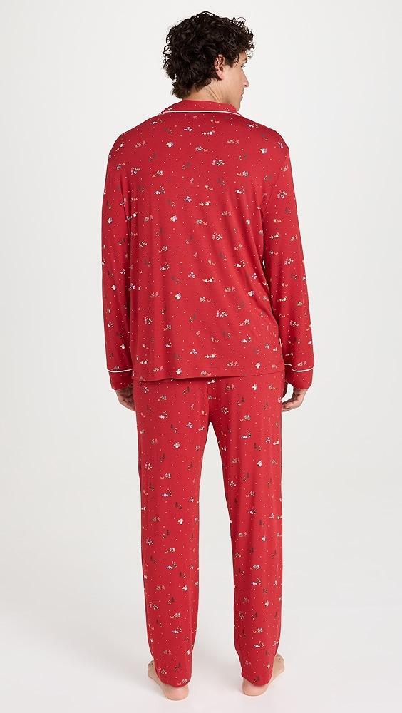 Eberjey William Printed Long PJ Set | Shopbop Product Image