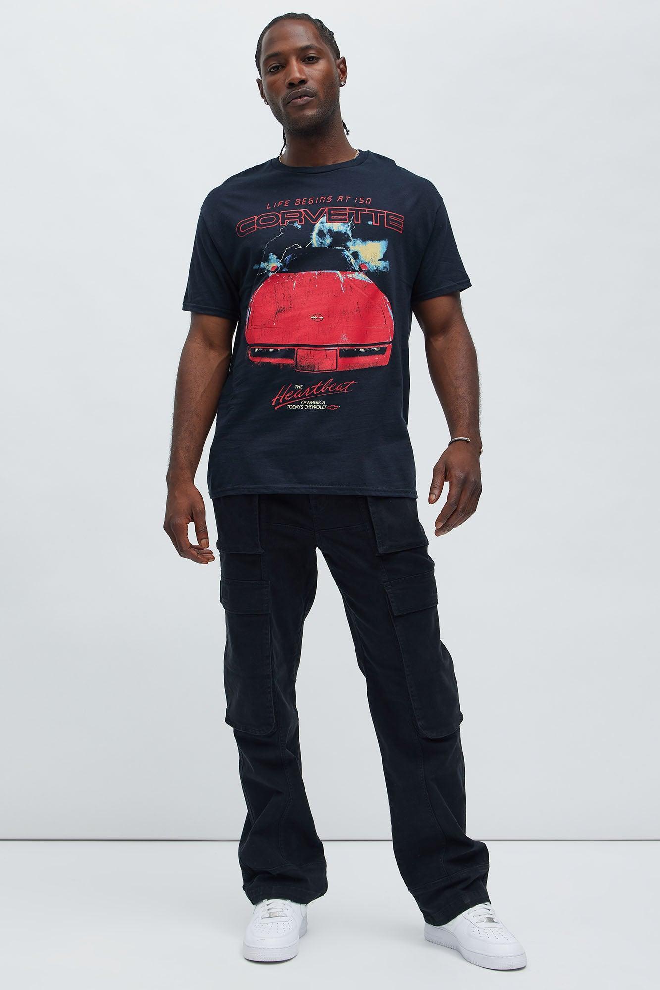 Chevy Chevelle American Muscle Short Sleeve Tee - Black Product Image