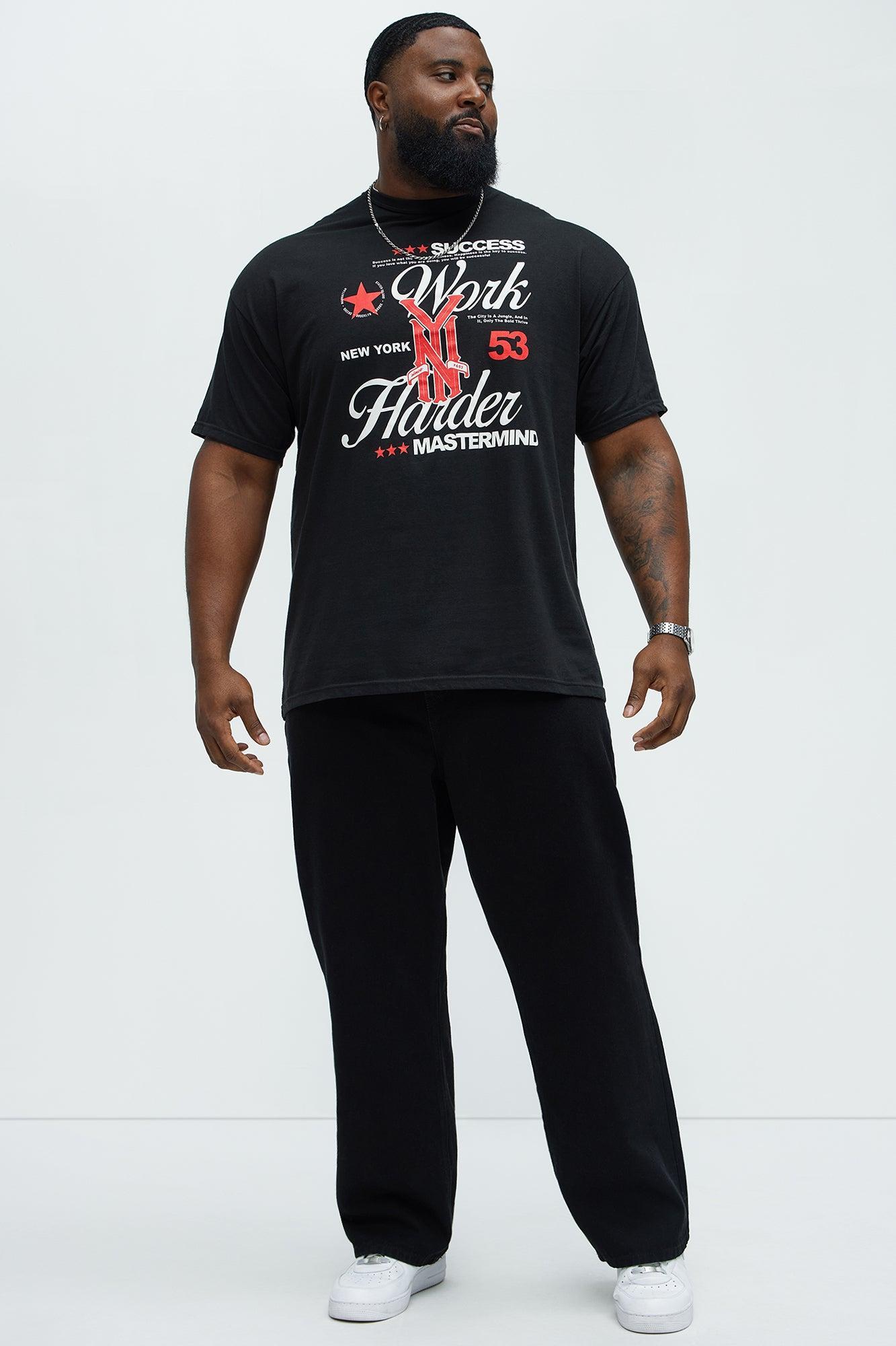 Success Work Harder Short Sleeve Tee - Black Product Image