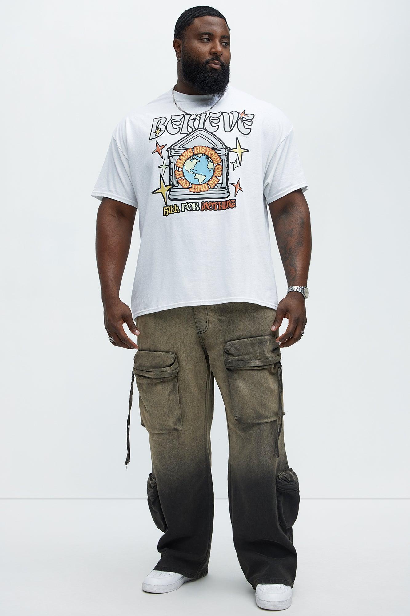 Fall For Nothing Short Sleeve Tee - White Product Image