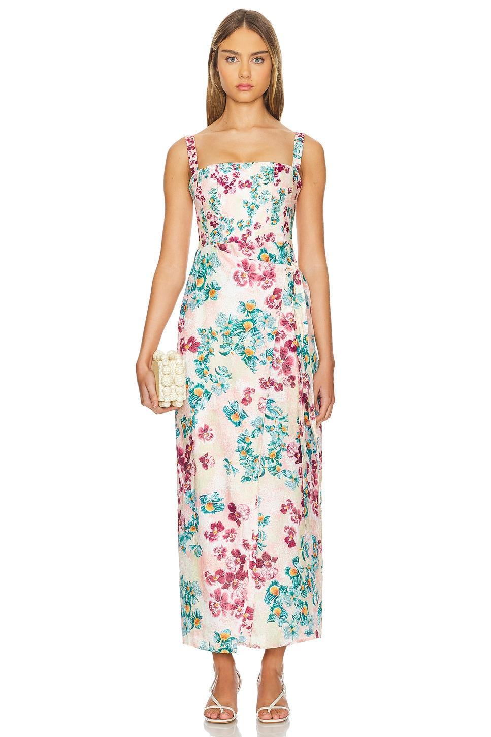 Cinefila Maxi Dress Agua by Agua Bendita Product Image