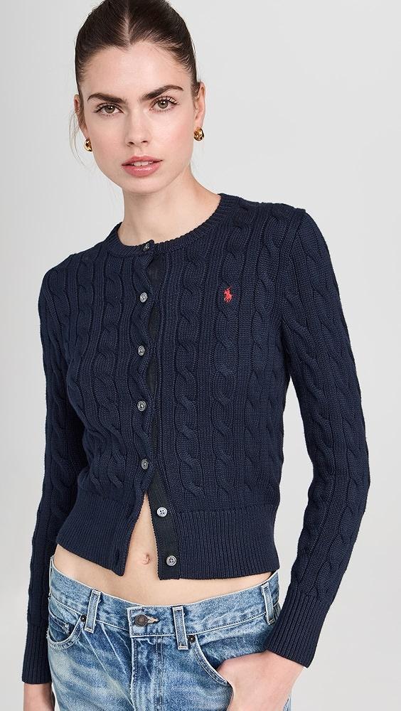 Polo Ralph Lauren Cotton Cable Long Sleeve Cardigan | Shopbop Product Image