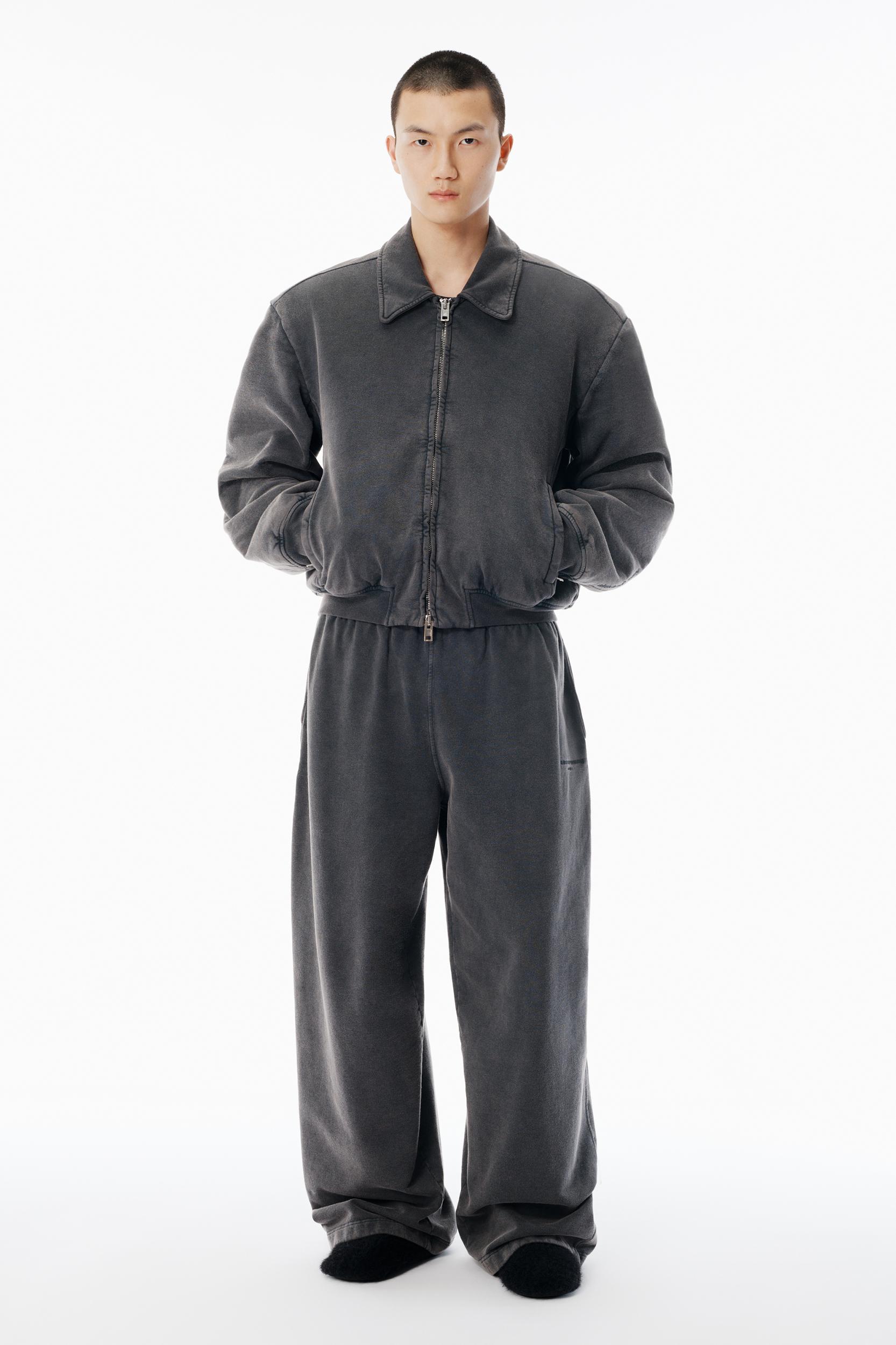 Grey Organic Terry Oversized Sweatpant Product Image