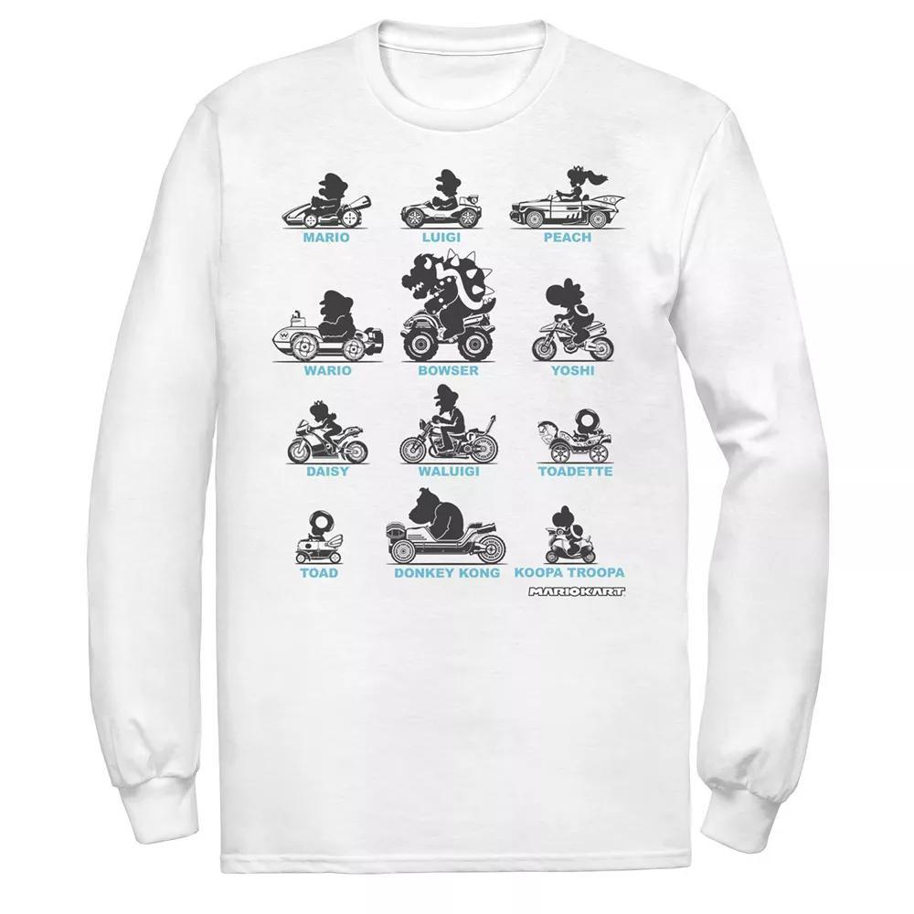 Men's Nintendo Super Mario Mario Kart Silhouette Tee,  Product Image