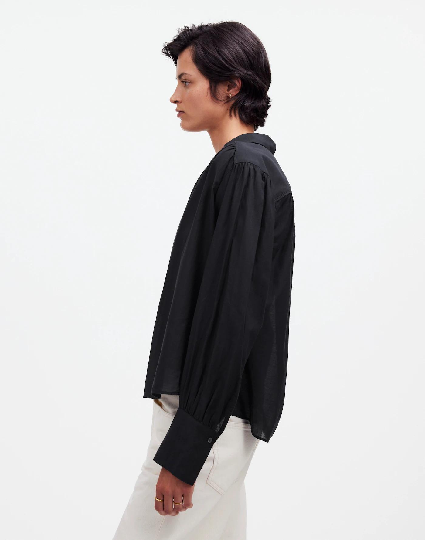 Easy Long-Sleeve Popover Shirt Product Image