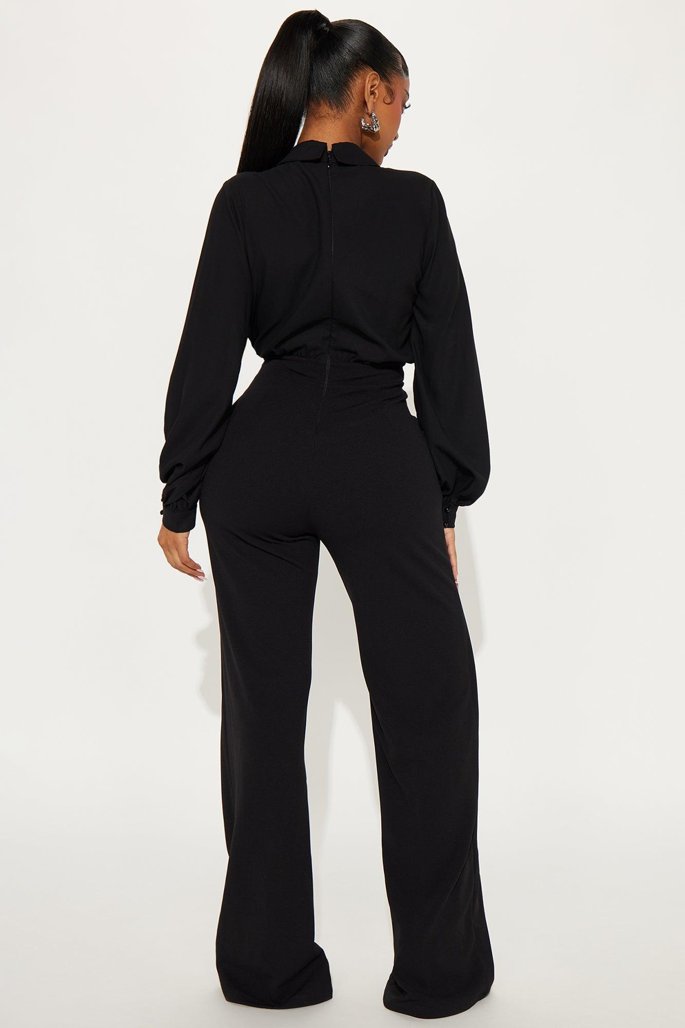 Thinking Outside The Box Jumpsuit - Black Product Image