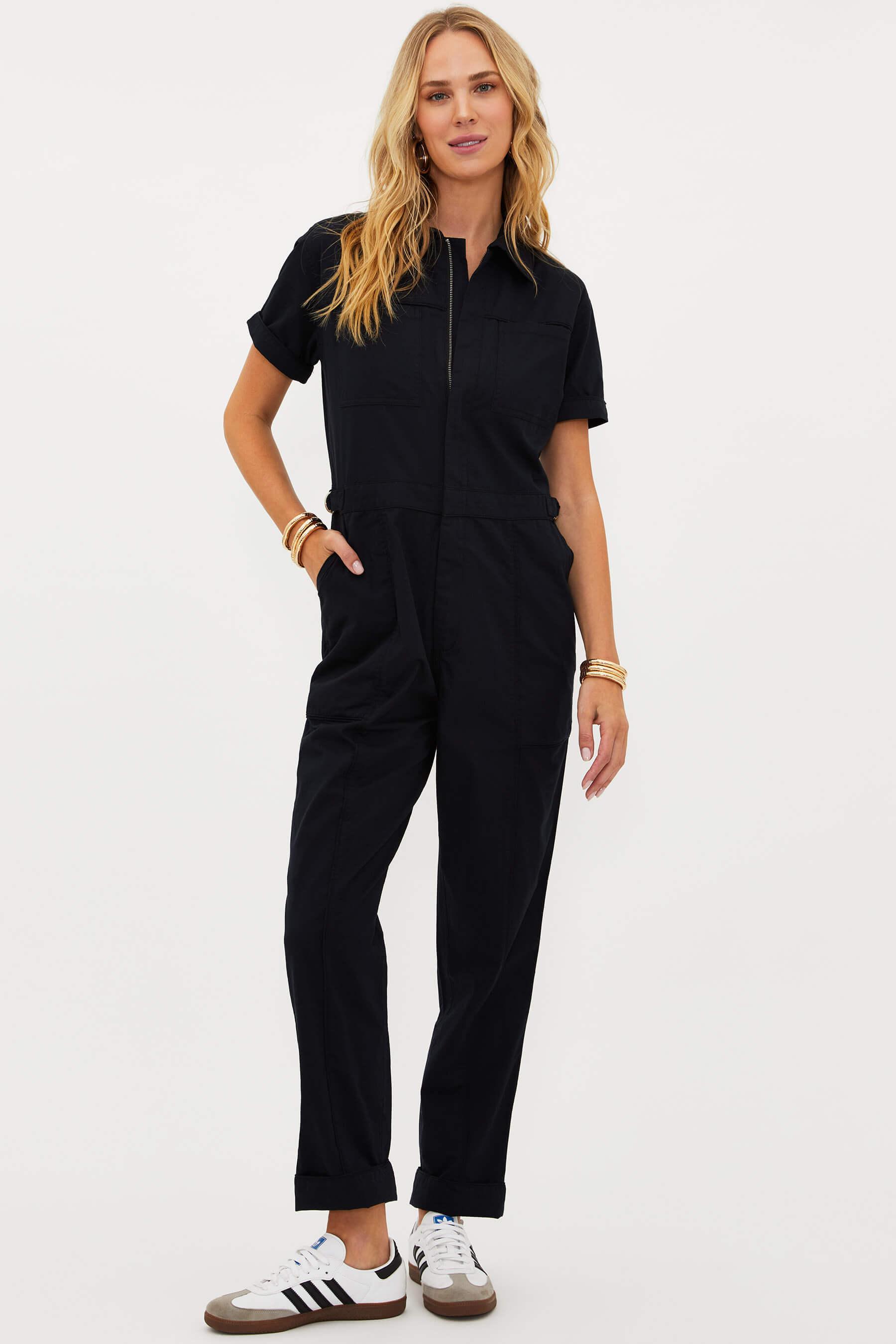 Racetrack Jumpsuit Black Product Image