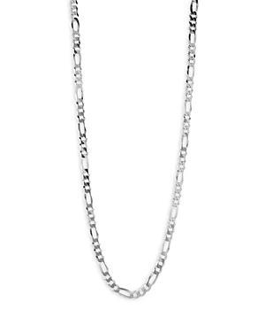 Milanesi And Co Sterling Silver Figaro Chain Necklace 5mm, 24 Product Image