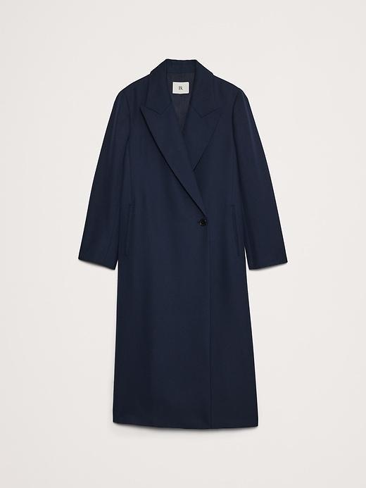 Relaxed Wool Topcoat Product Image