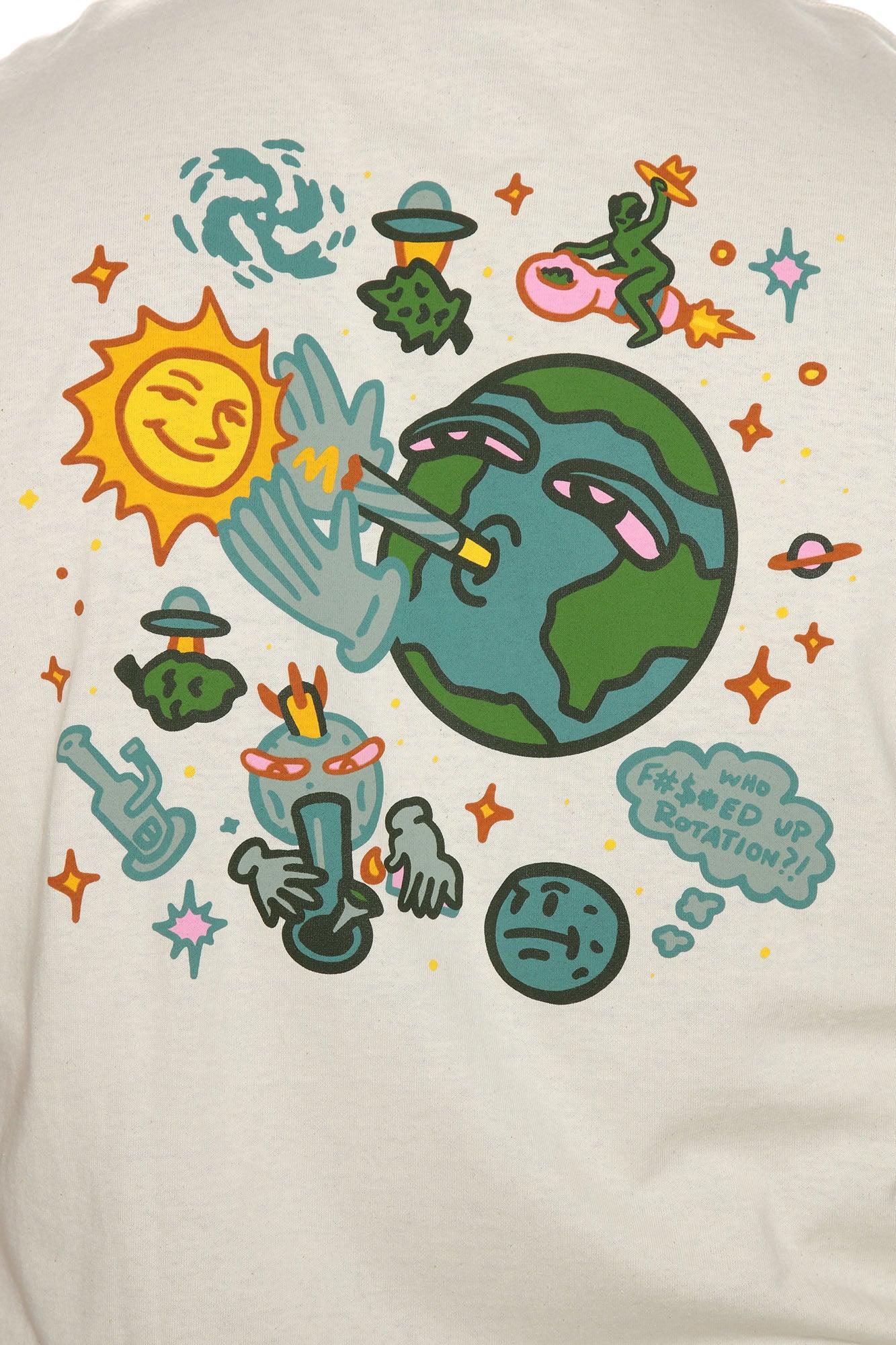 Global Smokin' Short Sleeve Tee - Cream Product Image