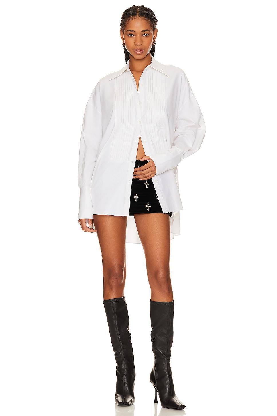 Almudena Oversized Button Up Shirt LOBA Product Image