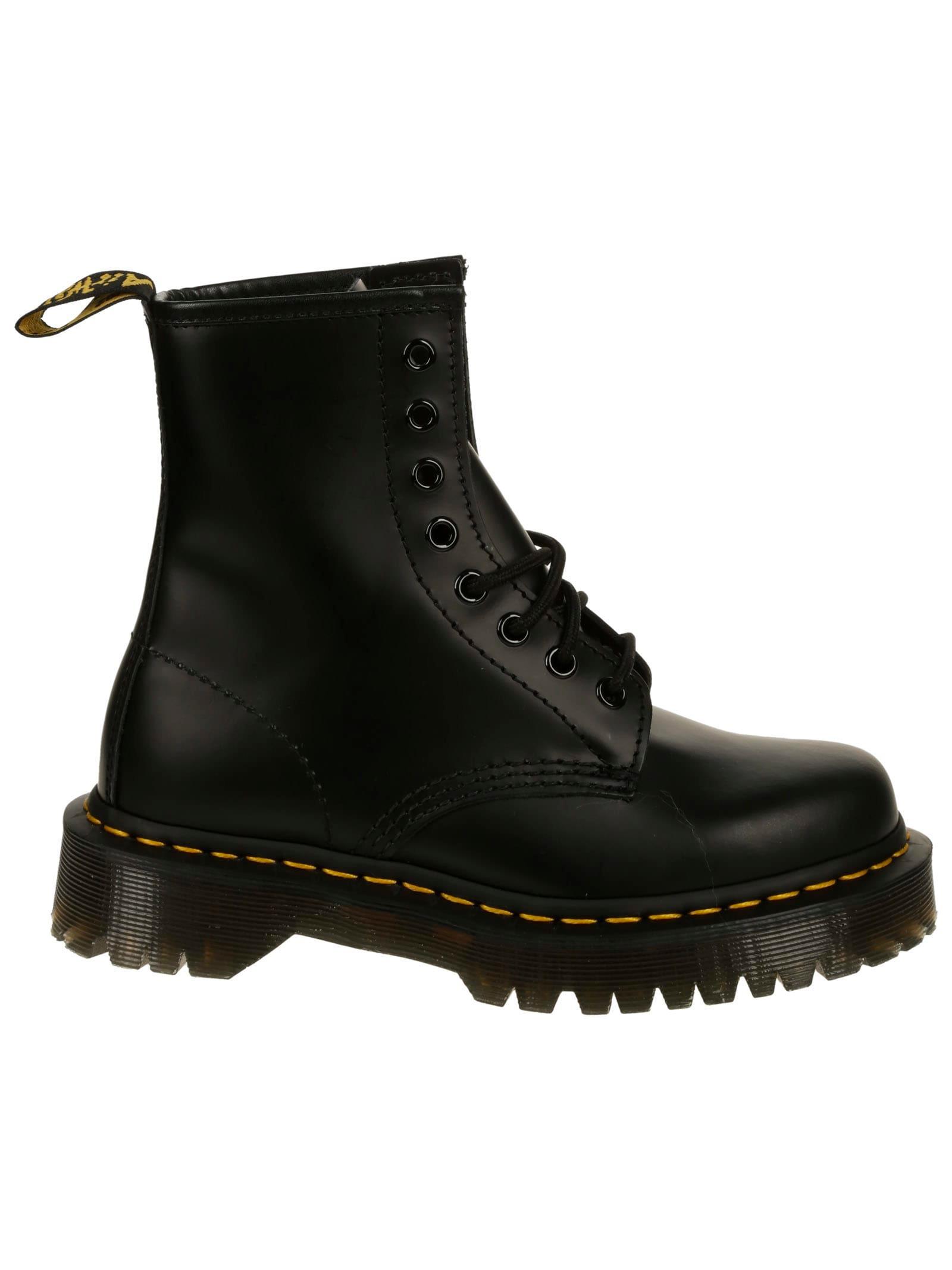 DR. MARTENS' 1460 Bex Black Smooth In Nero Product Image