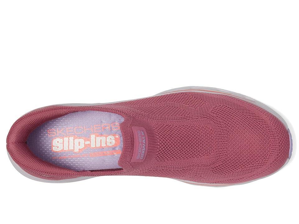 SKECHERS Performance Go Walk Glide Step 2.0 Annette Hands Free Slip-Ins (Mauve/Multi) Women's Walking Shoes Product Image