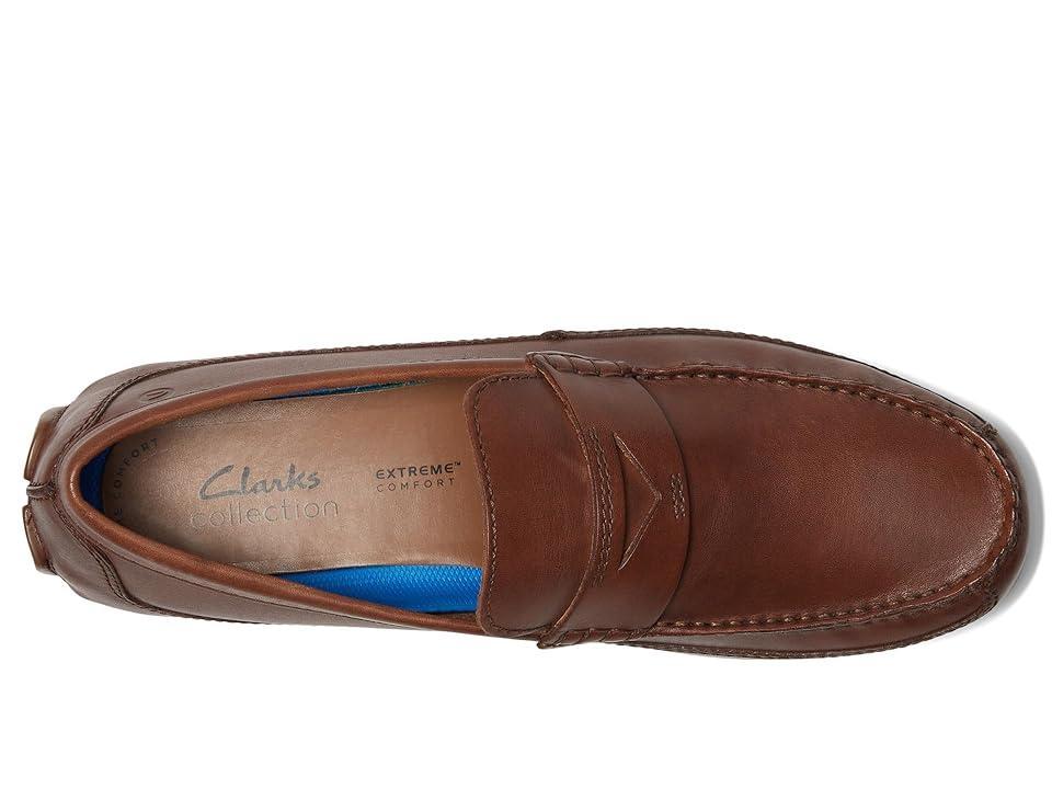 Clarks Markman Way (Dark Tan Leather) Men's Shoes Product Image