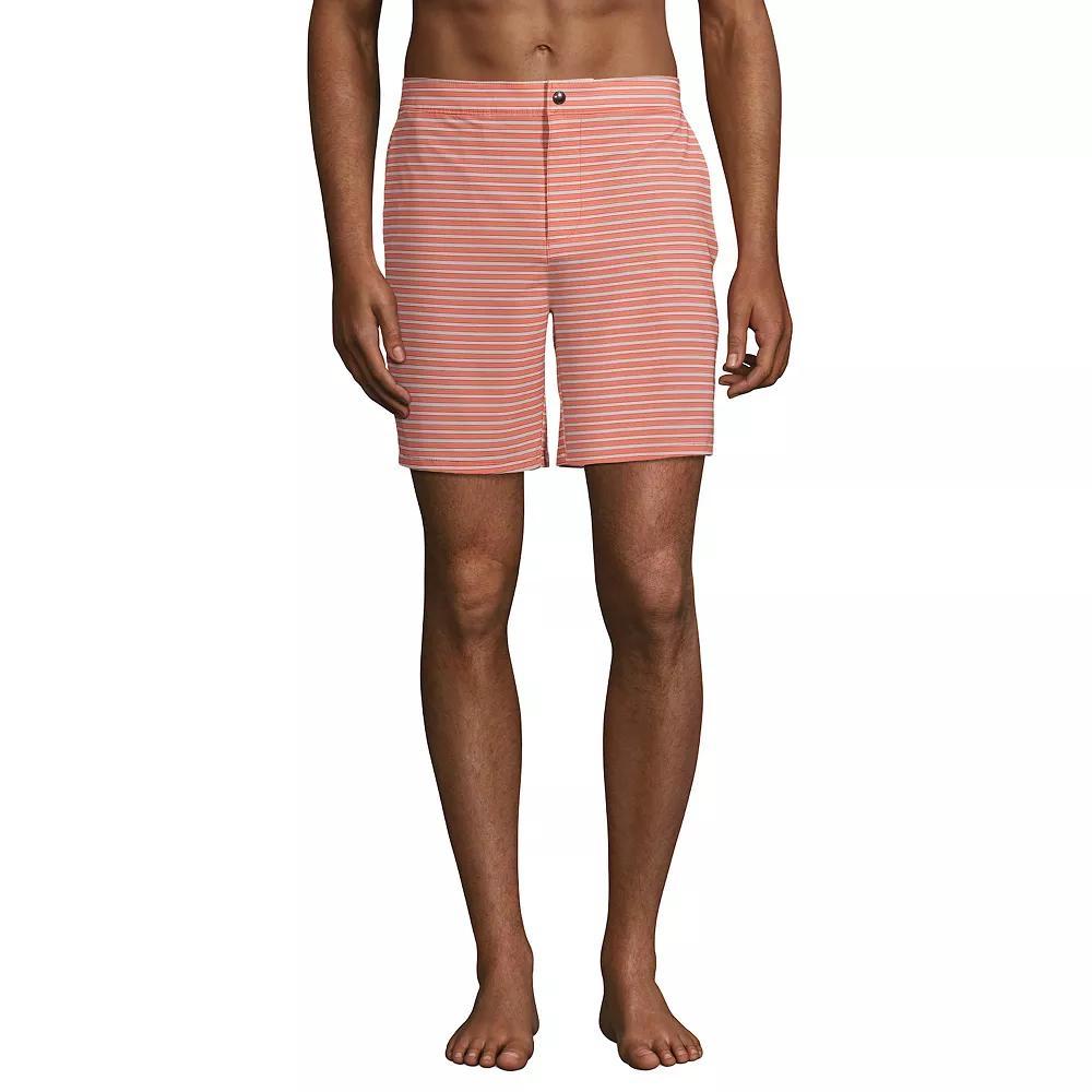 Men's Lands' End 7" Sunset Swim Trunks,  Product Image