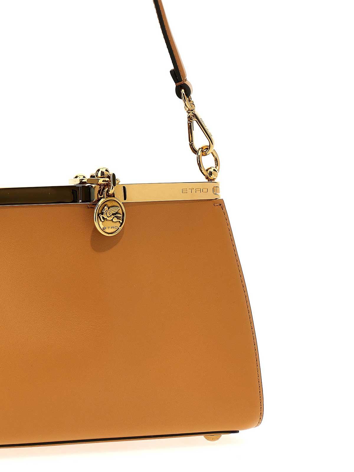 ETRO Vela Small Shoulder Bag In Brown Product Image