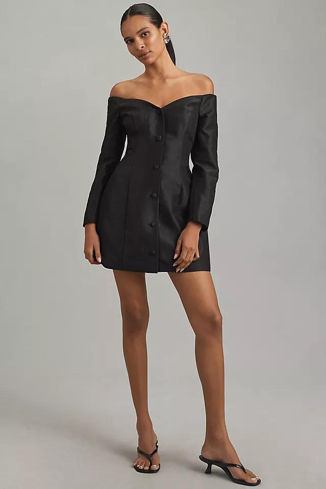 Hutch Long-Sleeve Off-The-Shoulder Mini Dress Product Image