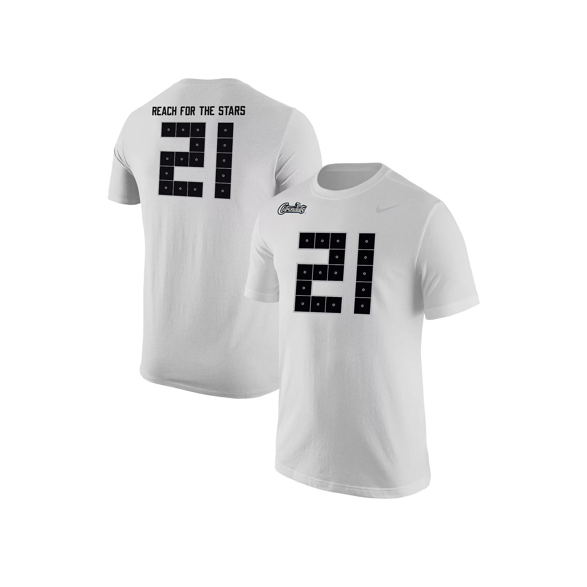 Men's Nike #21 White UCF Knights Space Game Jersey T-Shirt,  Product Image