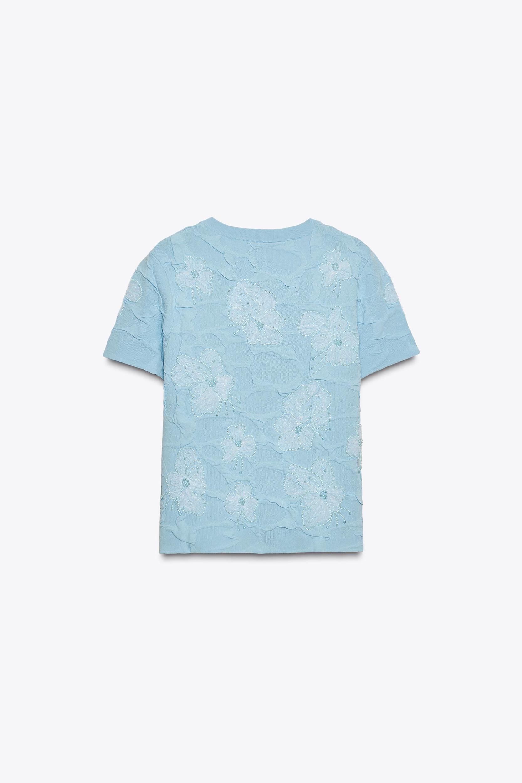 BEADED KNIT CARDIGAN Product Image