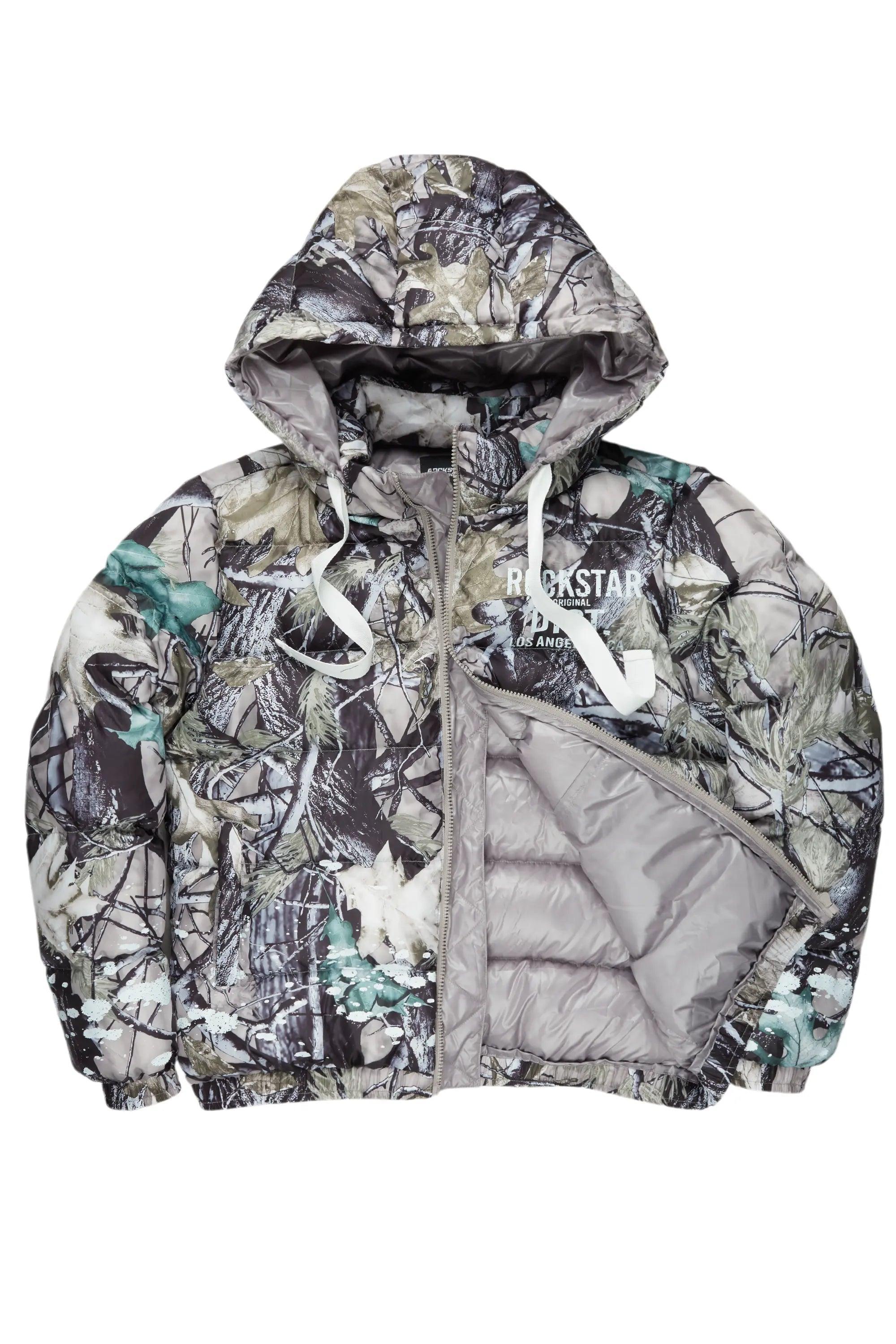 Art Dist. 2.0 Tree Camo Puffer Jacket Female Product Image