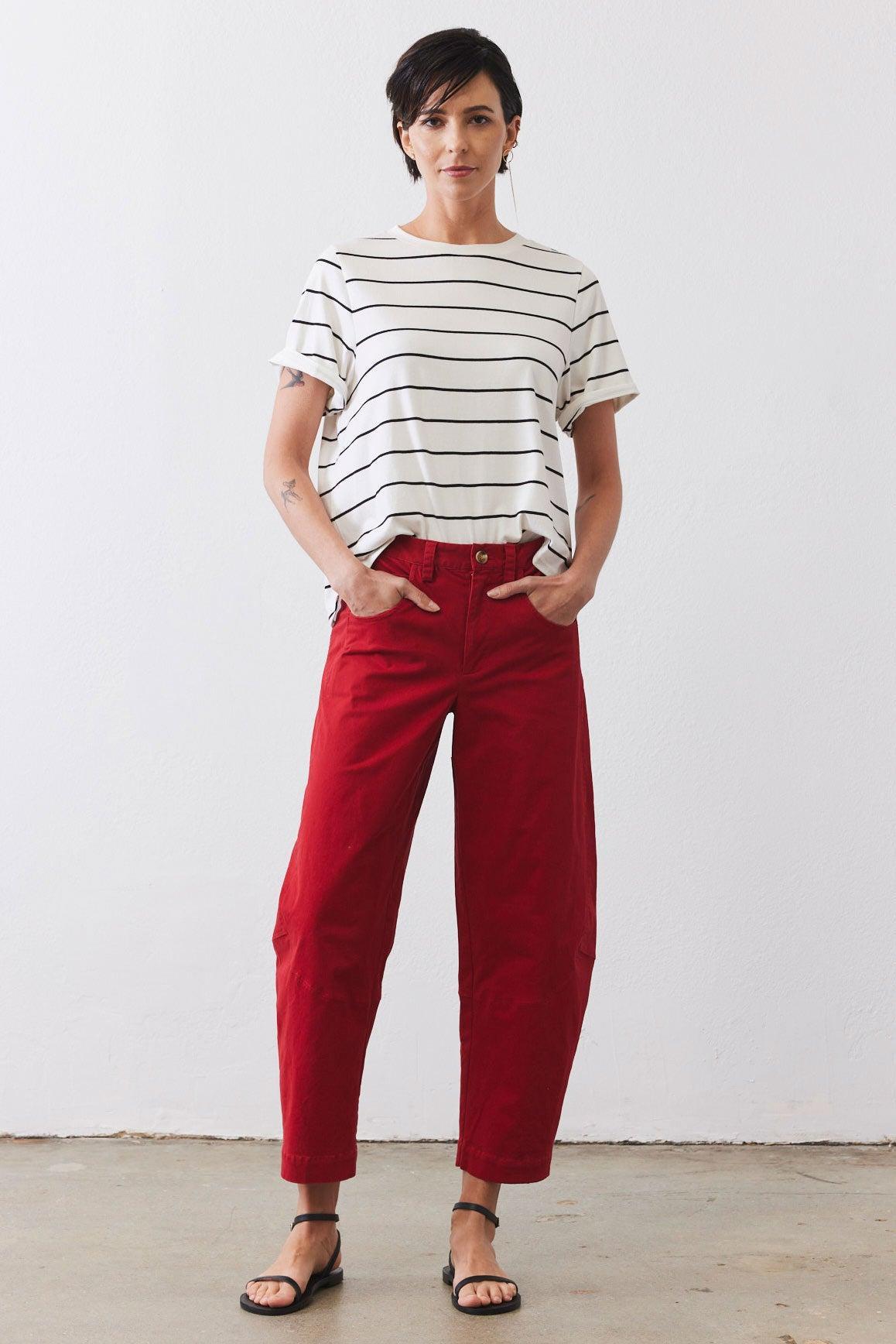 Relaxed Striped Lounge Top Product Image