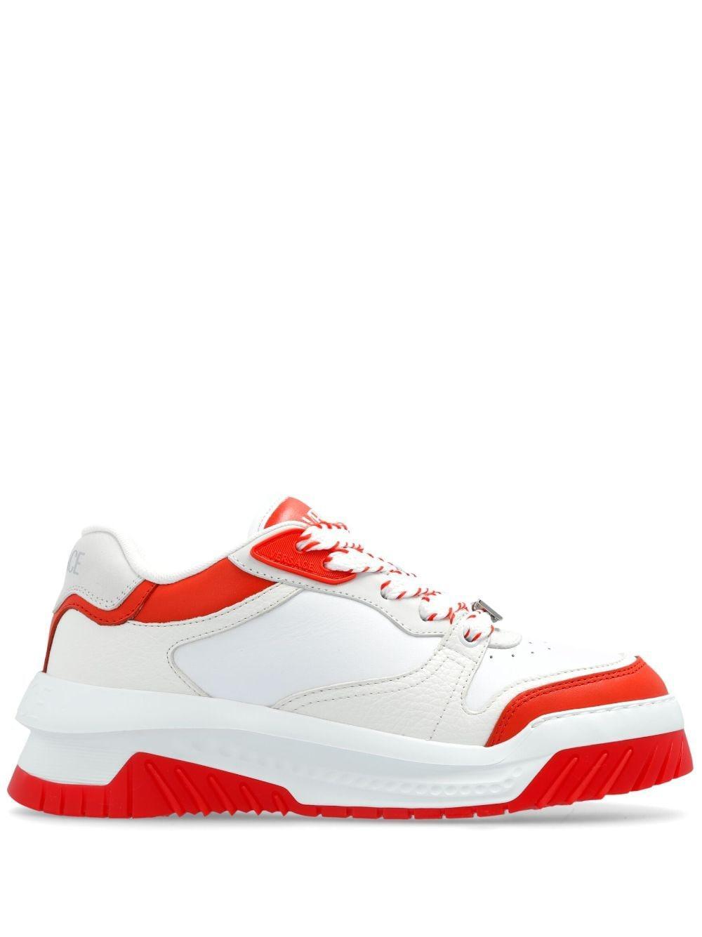 VERSACE Odissea Sneakers -  - Leather - White Product Image