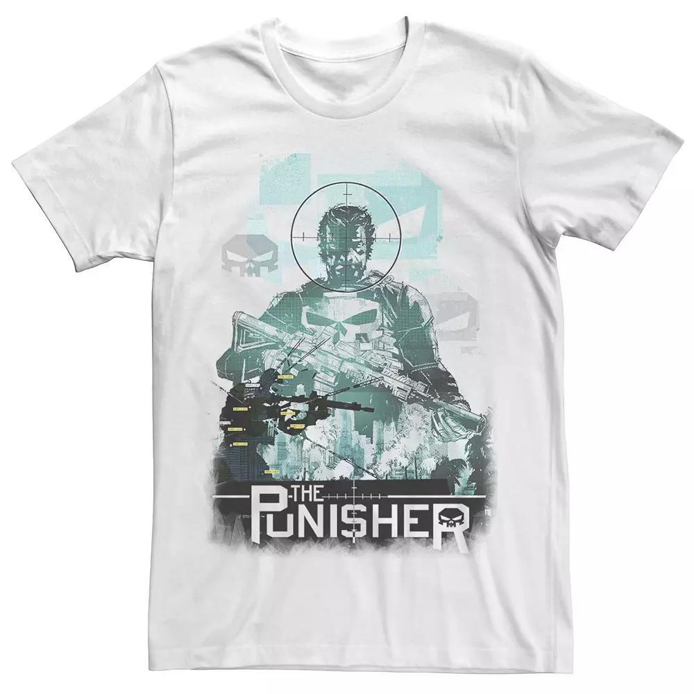 Men's Marvel The Punisher Crosshairs Portrait Graphic Tee,  Product Image