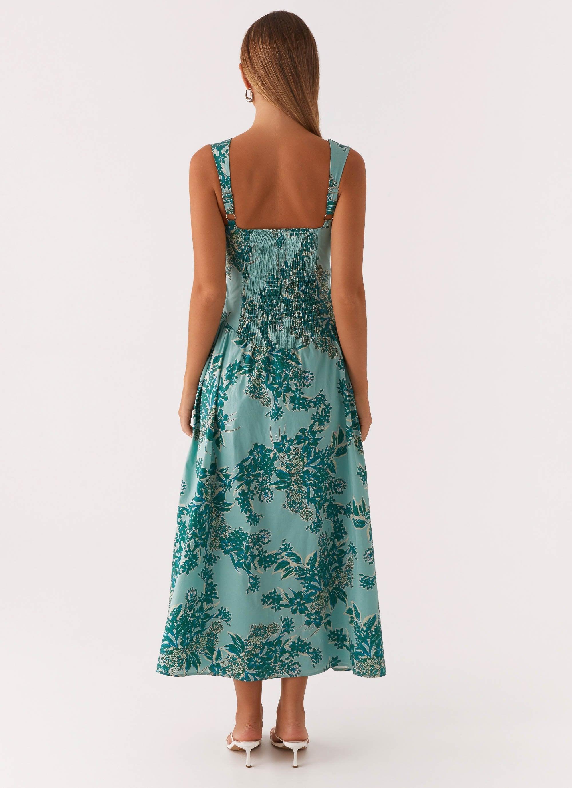 Emmalina Midi Dress - Cloud Nine Floral Product Image