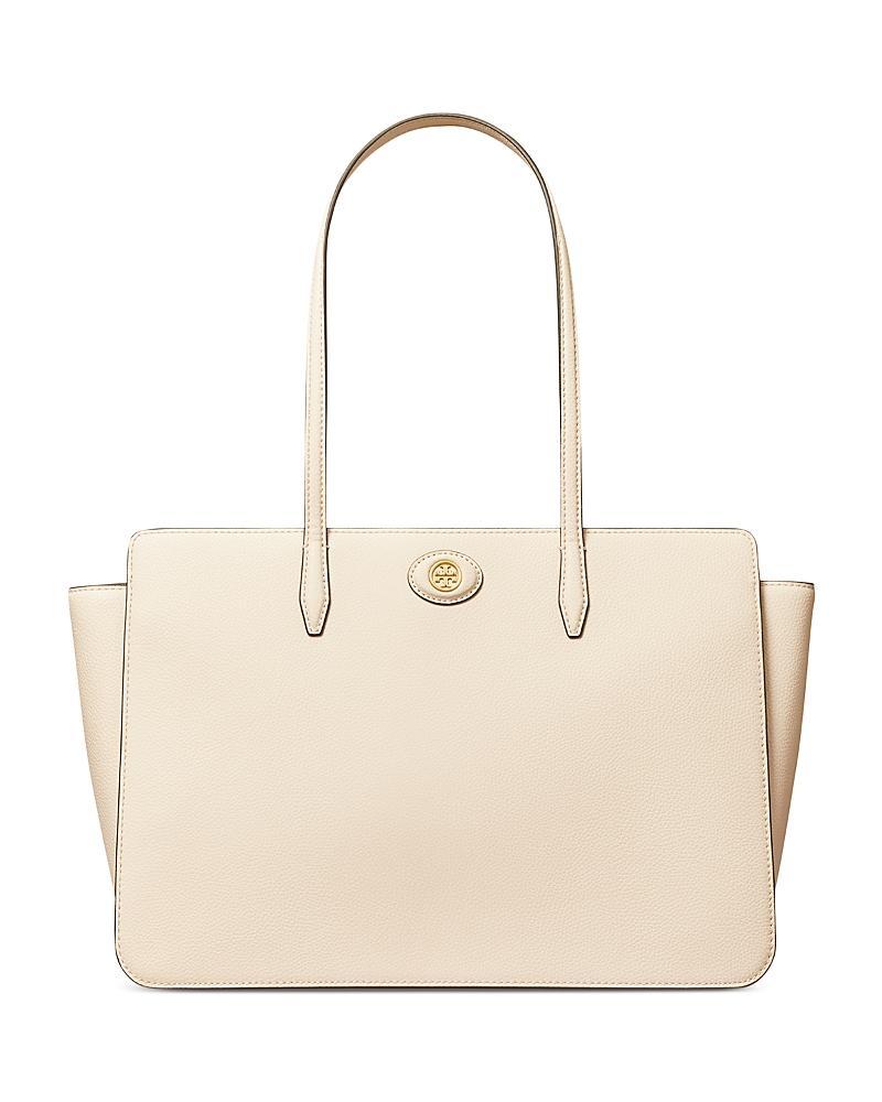 Tory Burch Robinson Pebbled Leather Medium Tote Product Image