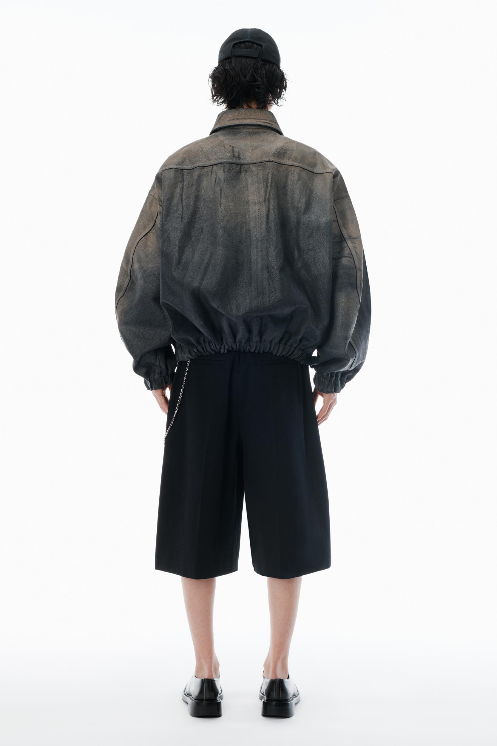 Black Cotton Shorts With Key Hardware  Product Image