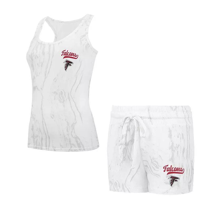 Womens Concepts Sport Atlanta Falcons Quartz Hacci Knit Tank Top & Shorts Sleep Set Product Image