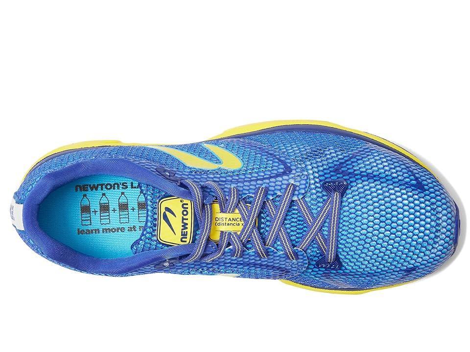 Newton Running Distance 12 (Navy Blue/Yellow) Men's Shoes Product Image