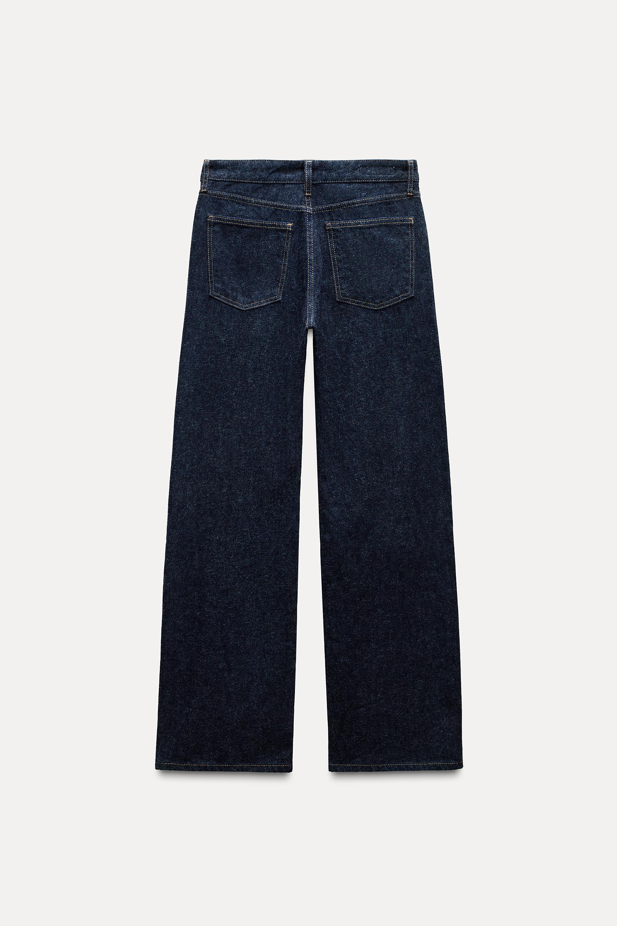 SLOUCHY TRF MID-RISE WIDE LEG JEANS Product Image