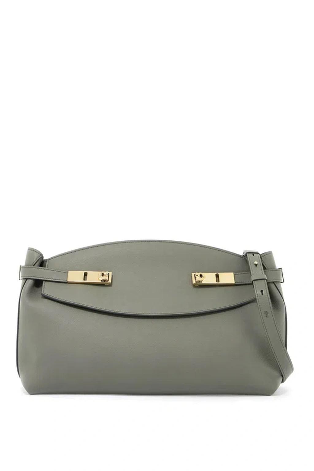 FERRAGAMO Crossbody Bags  Woman Color Grey Product Image