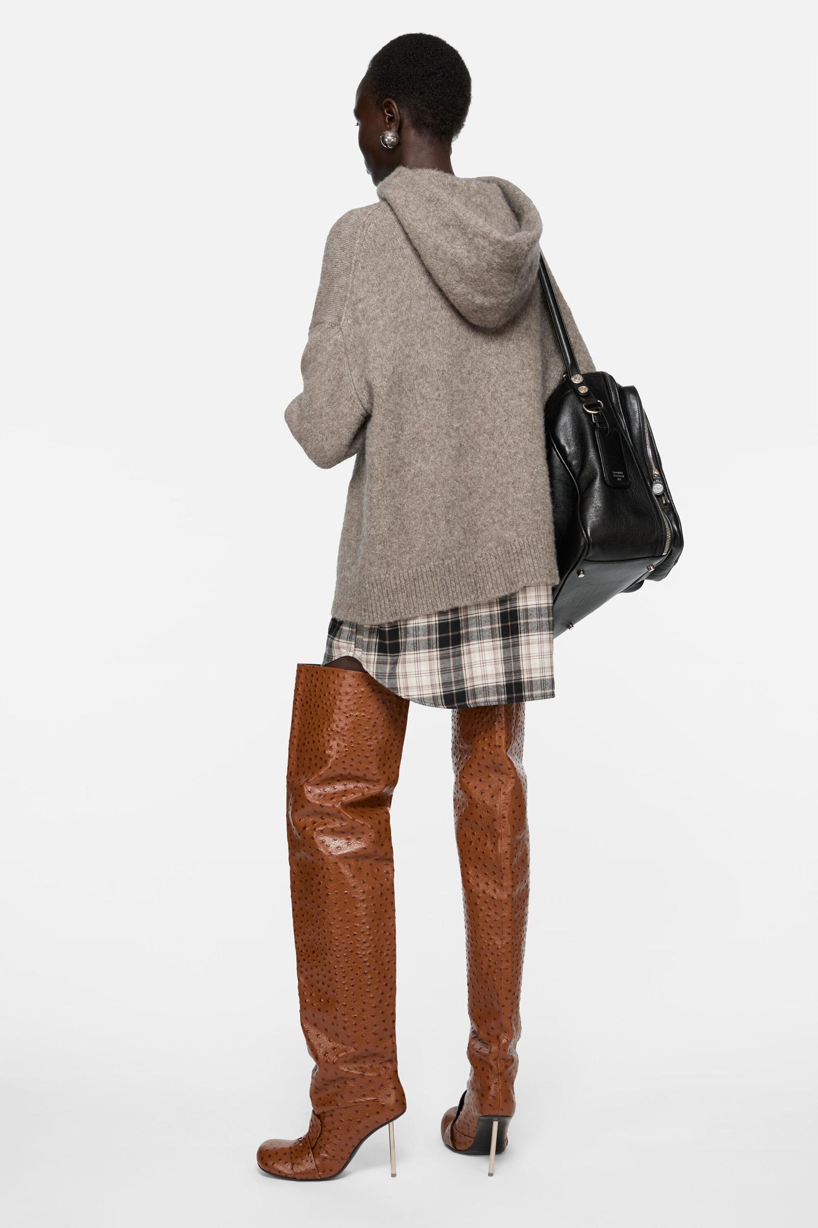 Layered wool hoodie Product Image