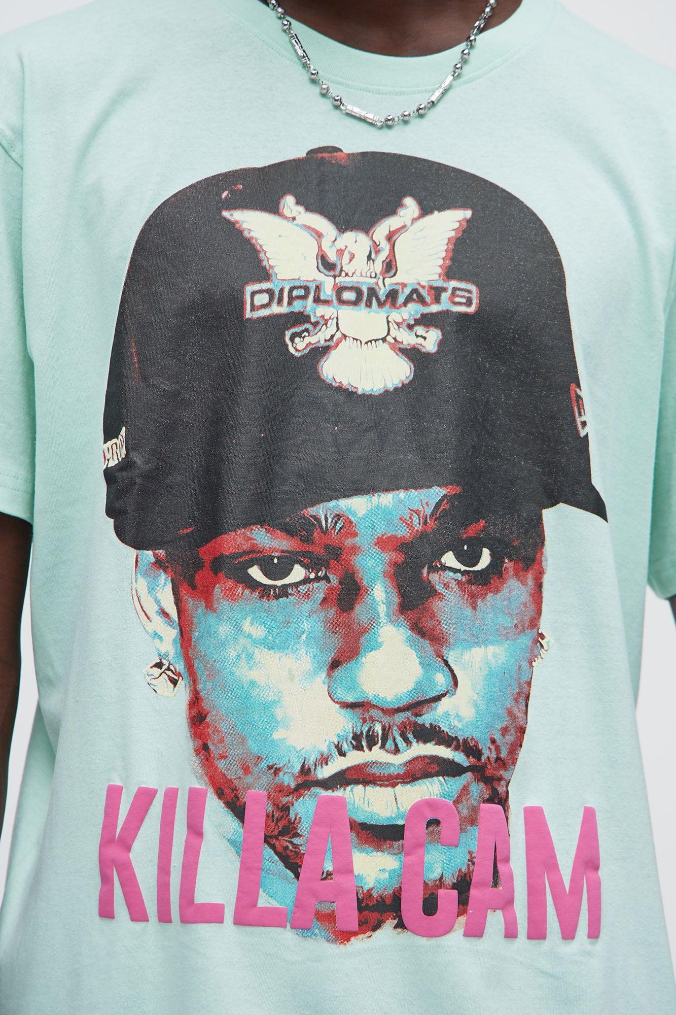 Dipset Cam'ron Short Sleeve Tee - Teal Product Image