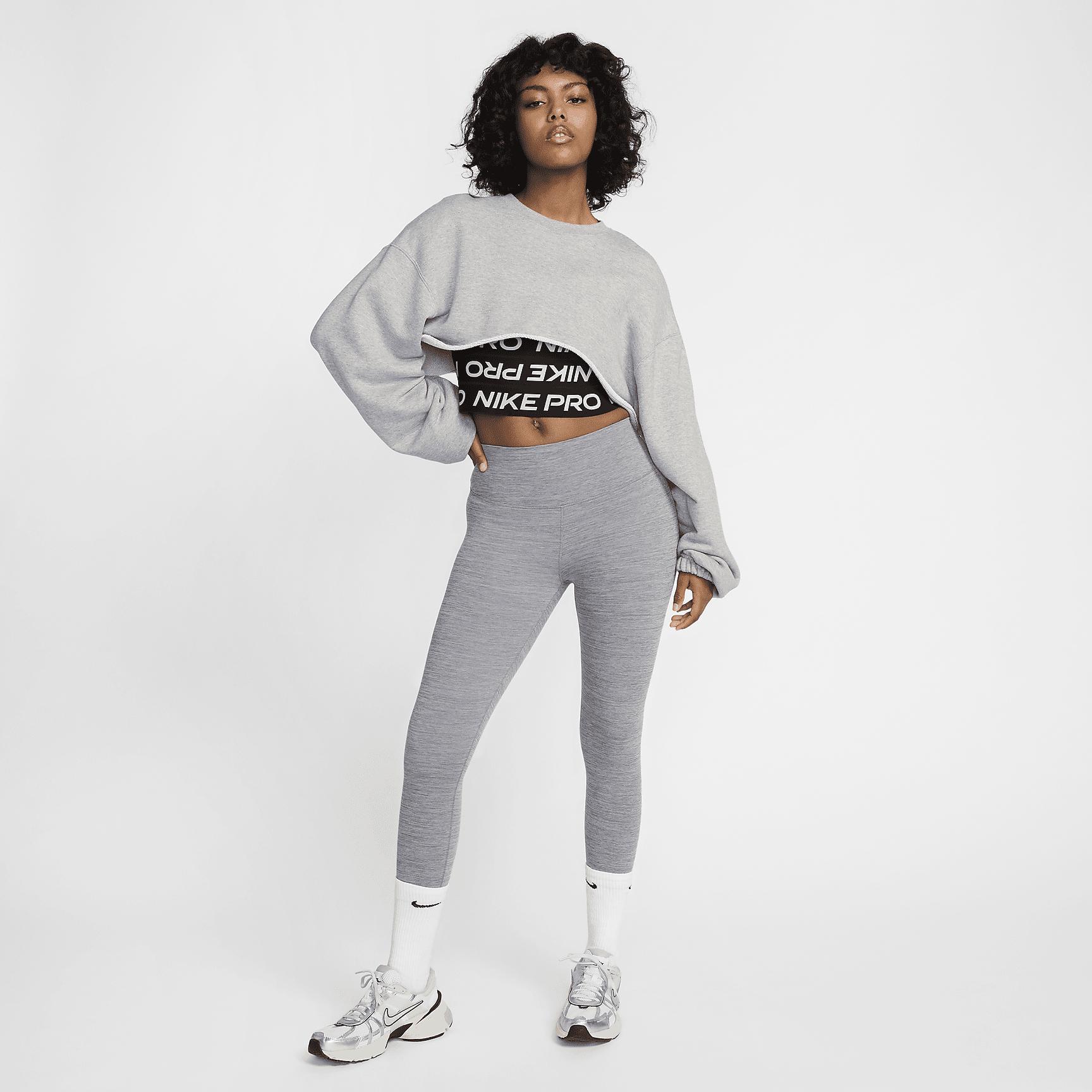 Nike Womens One High-Waisted Crop Leggings | FN3236-084 Product Image