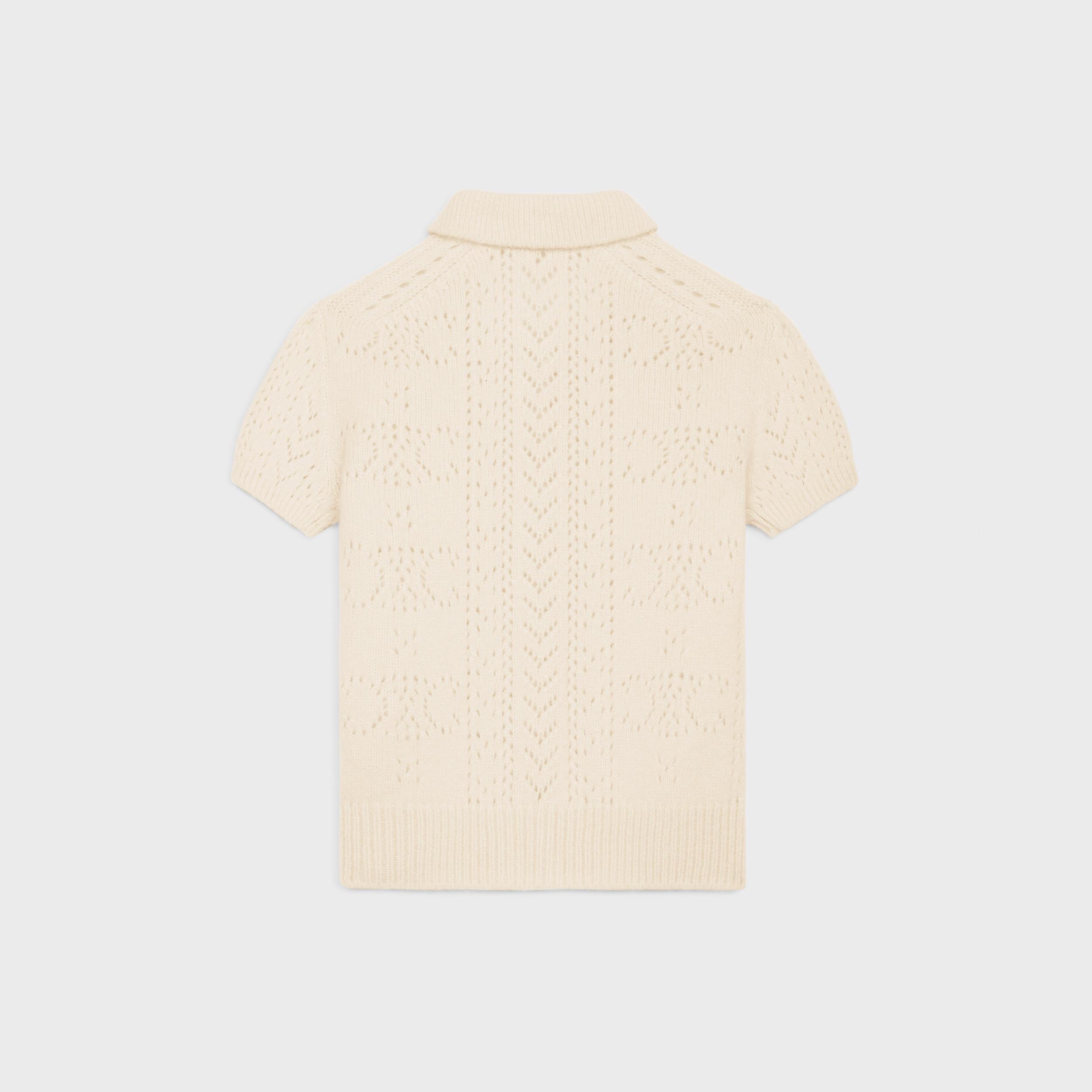 cardigan in pointelle cashmere Product Image