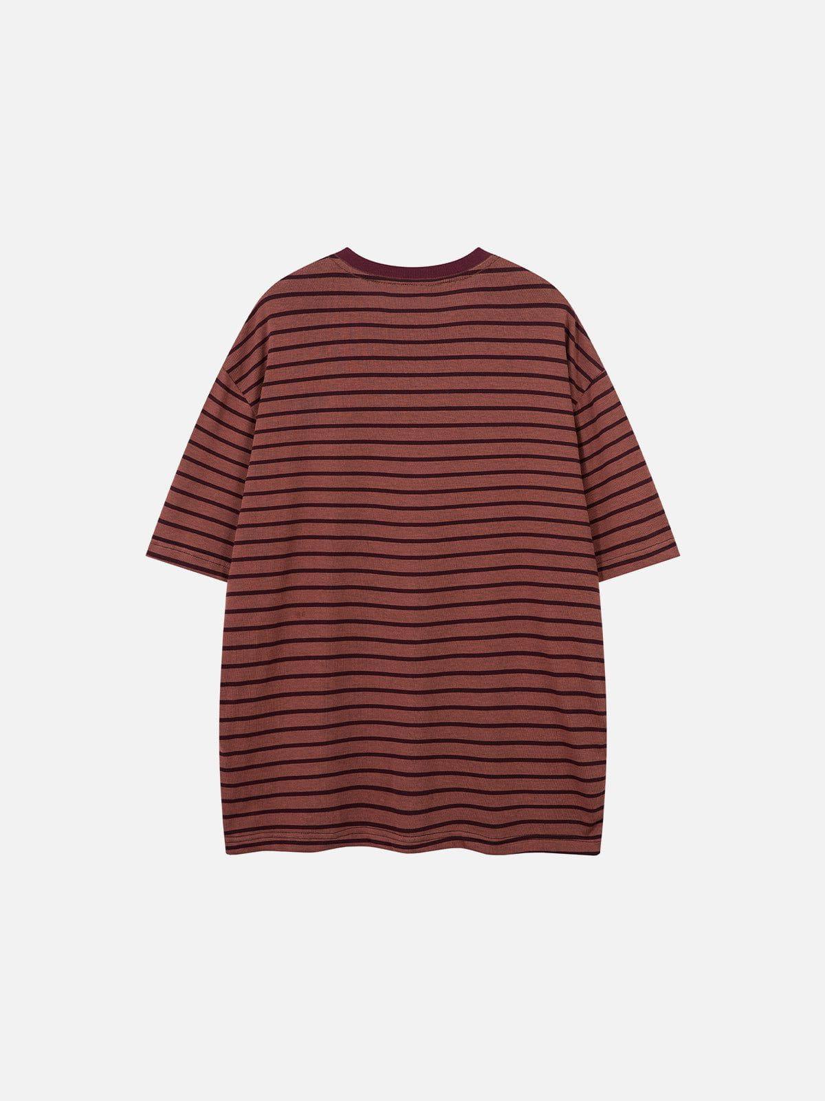 Aelfric Eden Cartoon Graphic Stripe Tee Product Image