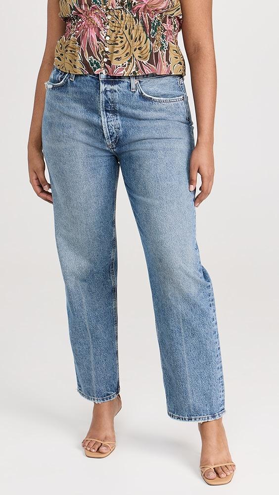 AGOLDE 90s Mid Rise Straight Jeans | Shopbop Product Image