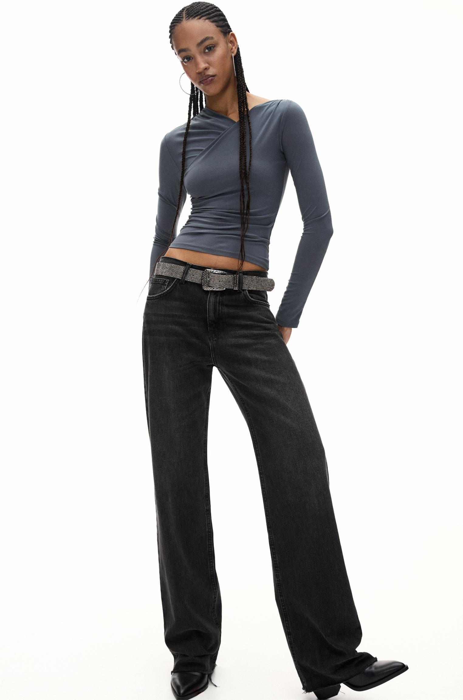 Crossover neckline top Product Image