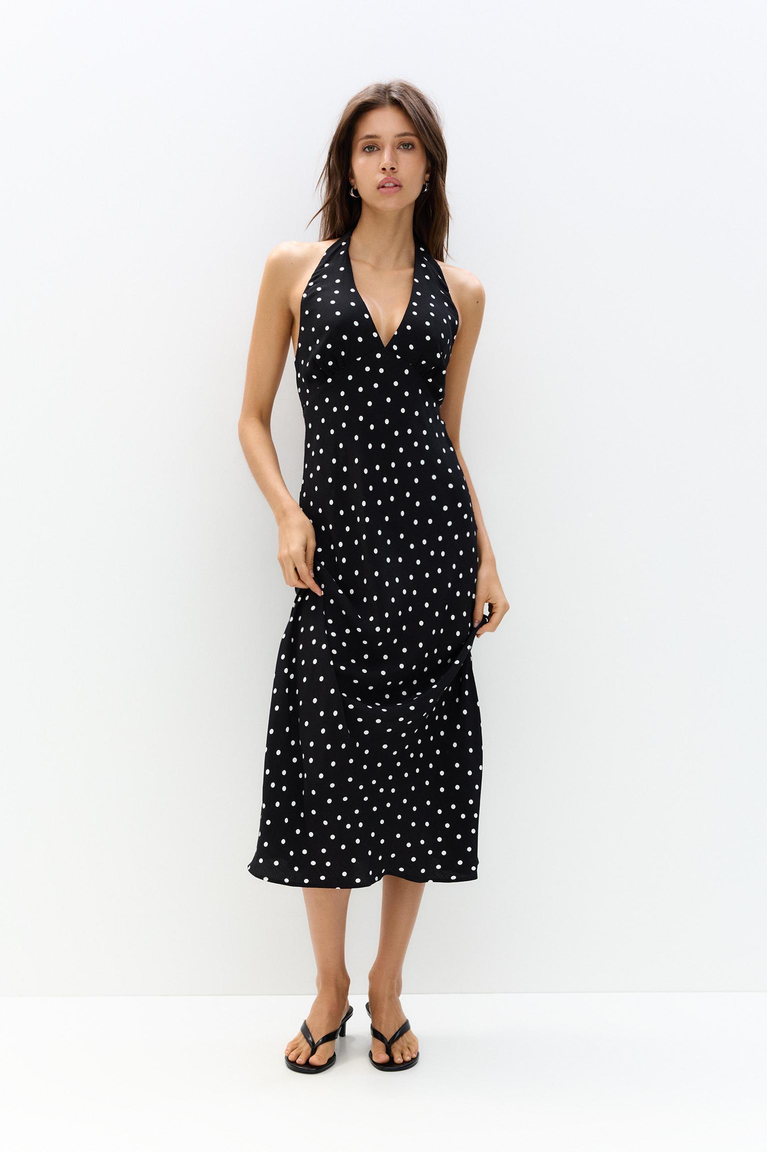 Polka dot midi dress Product Image
