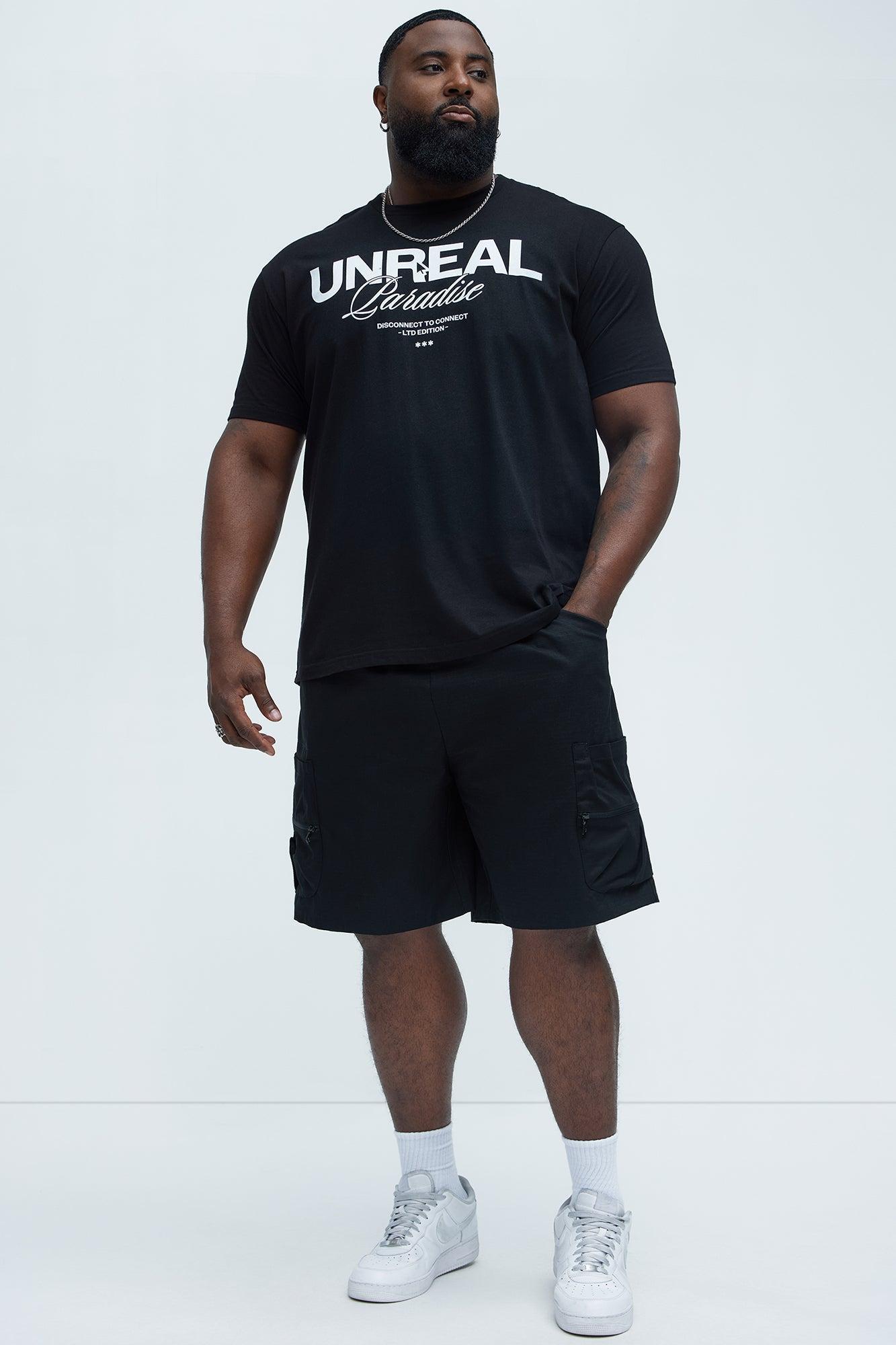 Unreal Paradise Short Sleeve Tee - Black Product Image