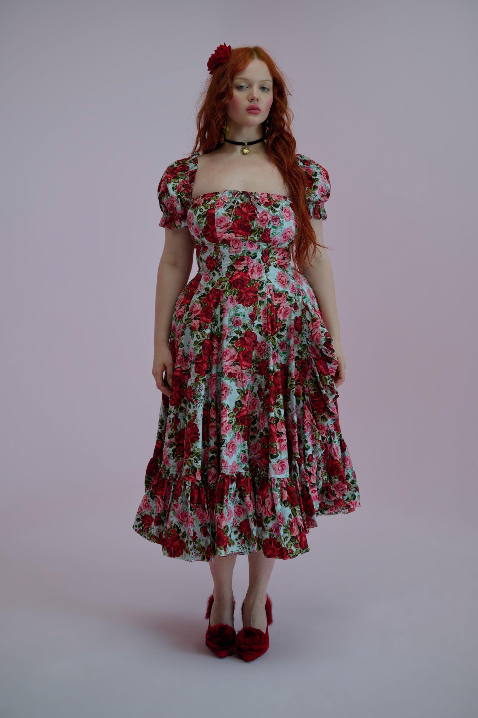 Roses Are Red Foxglove Dress Product Image