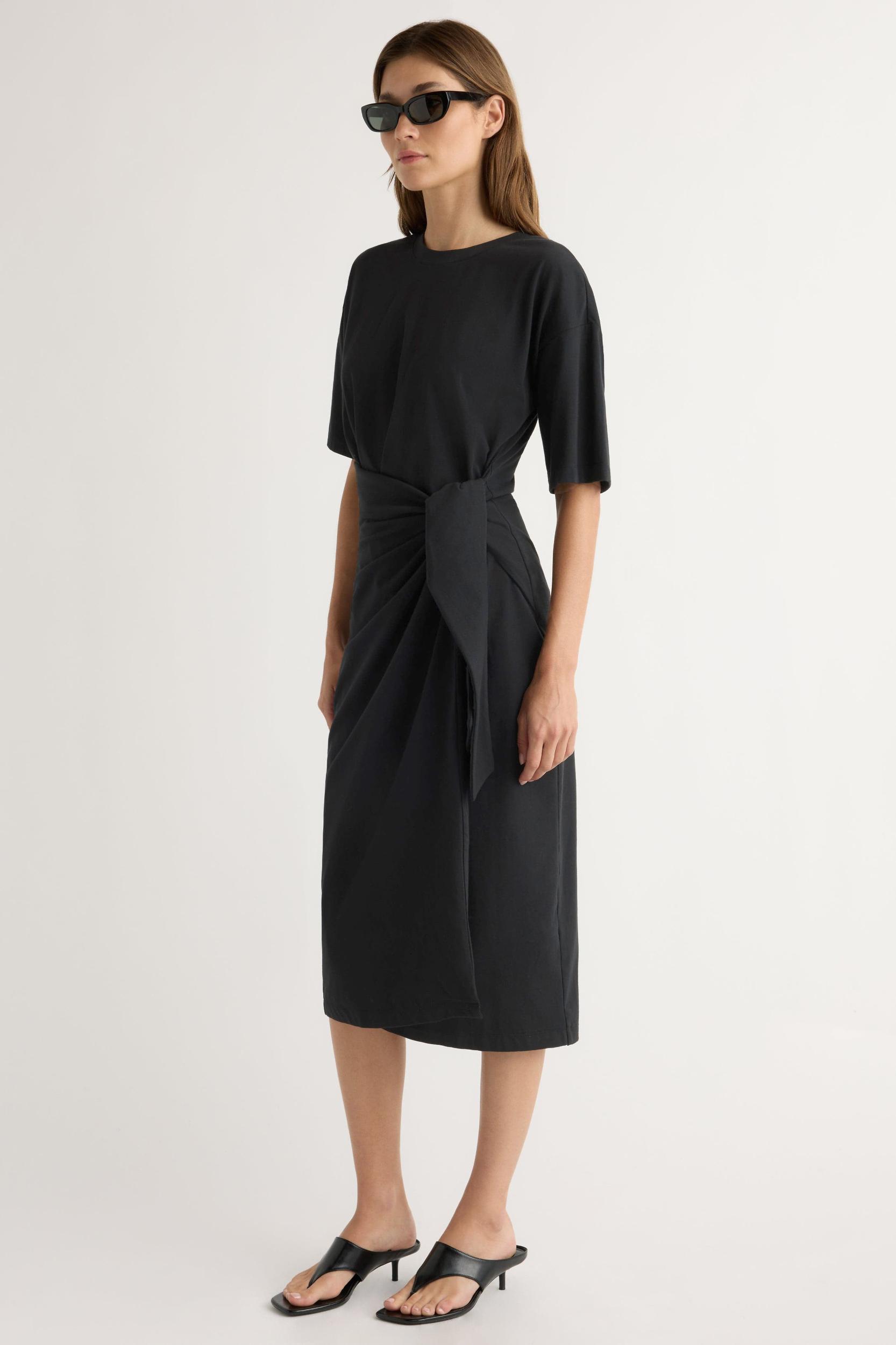 Noa Organic Cotton T-Shirt Wrap Dress Product Image