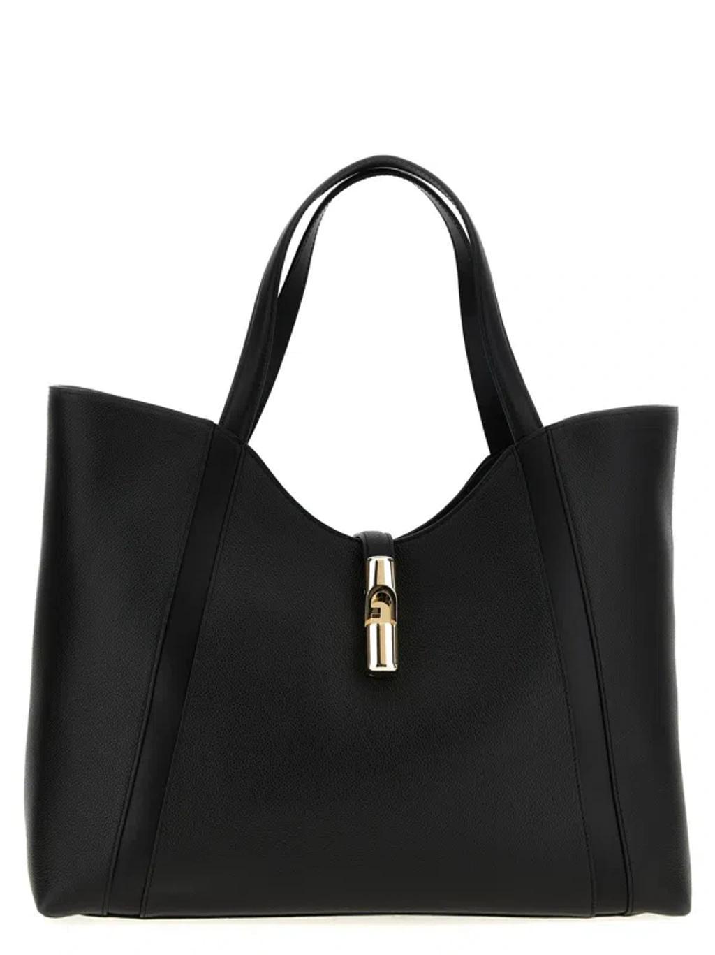 FURLA Goccia Xl Tote Bag Black Product Image