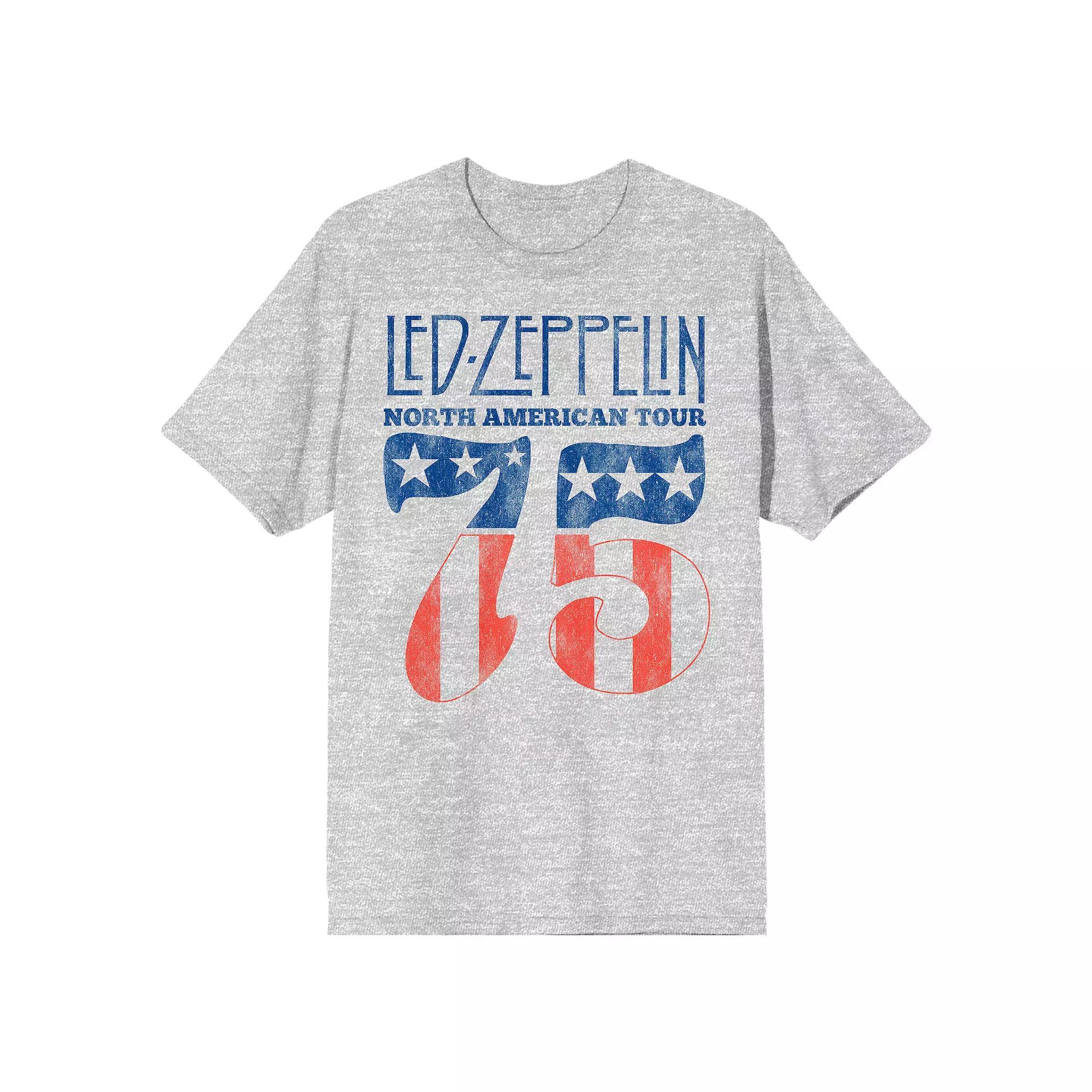 Men's Led Zeppelin Retro North American Tour Graphic Tee,  Product Image