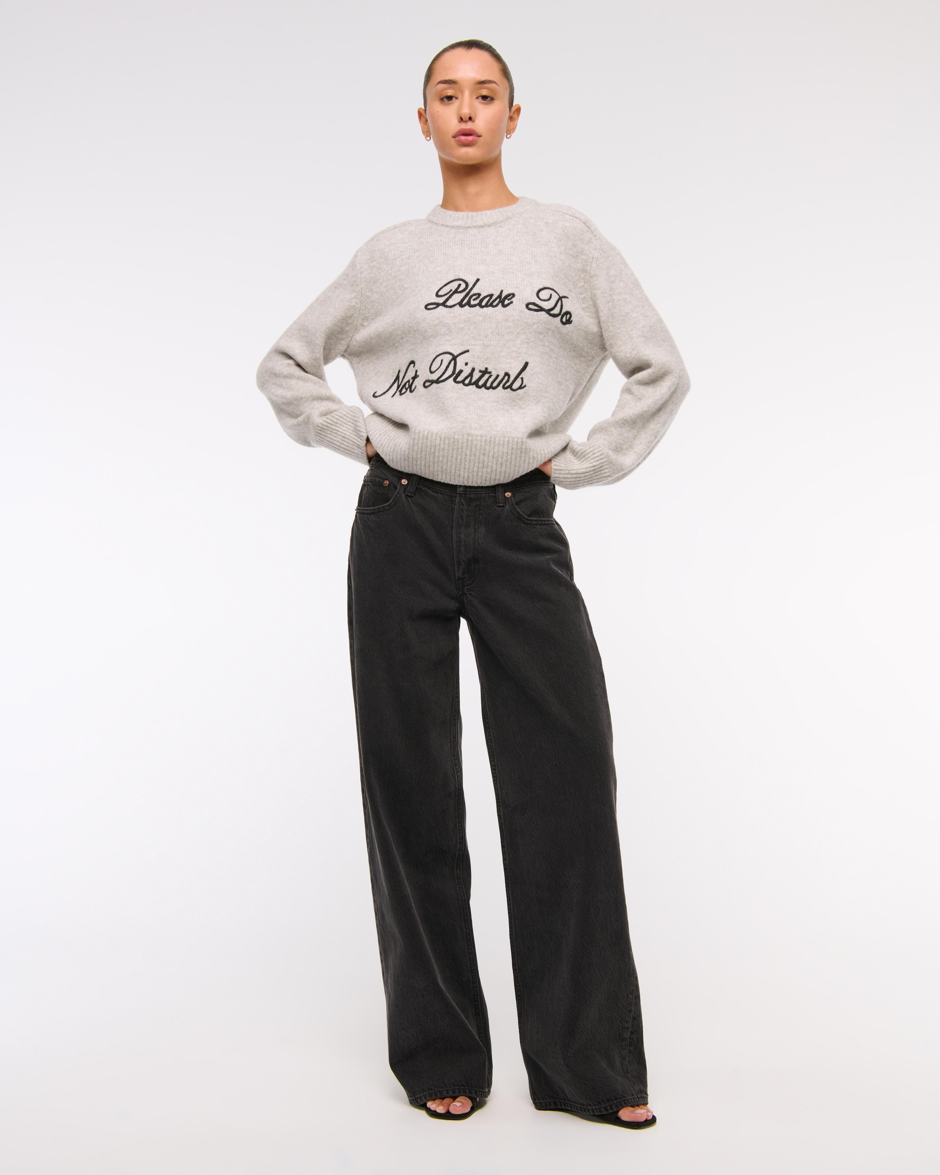 The A&F Madeline NYC Crew Sweater Product Image