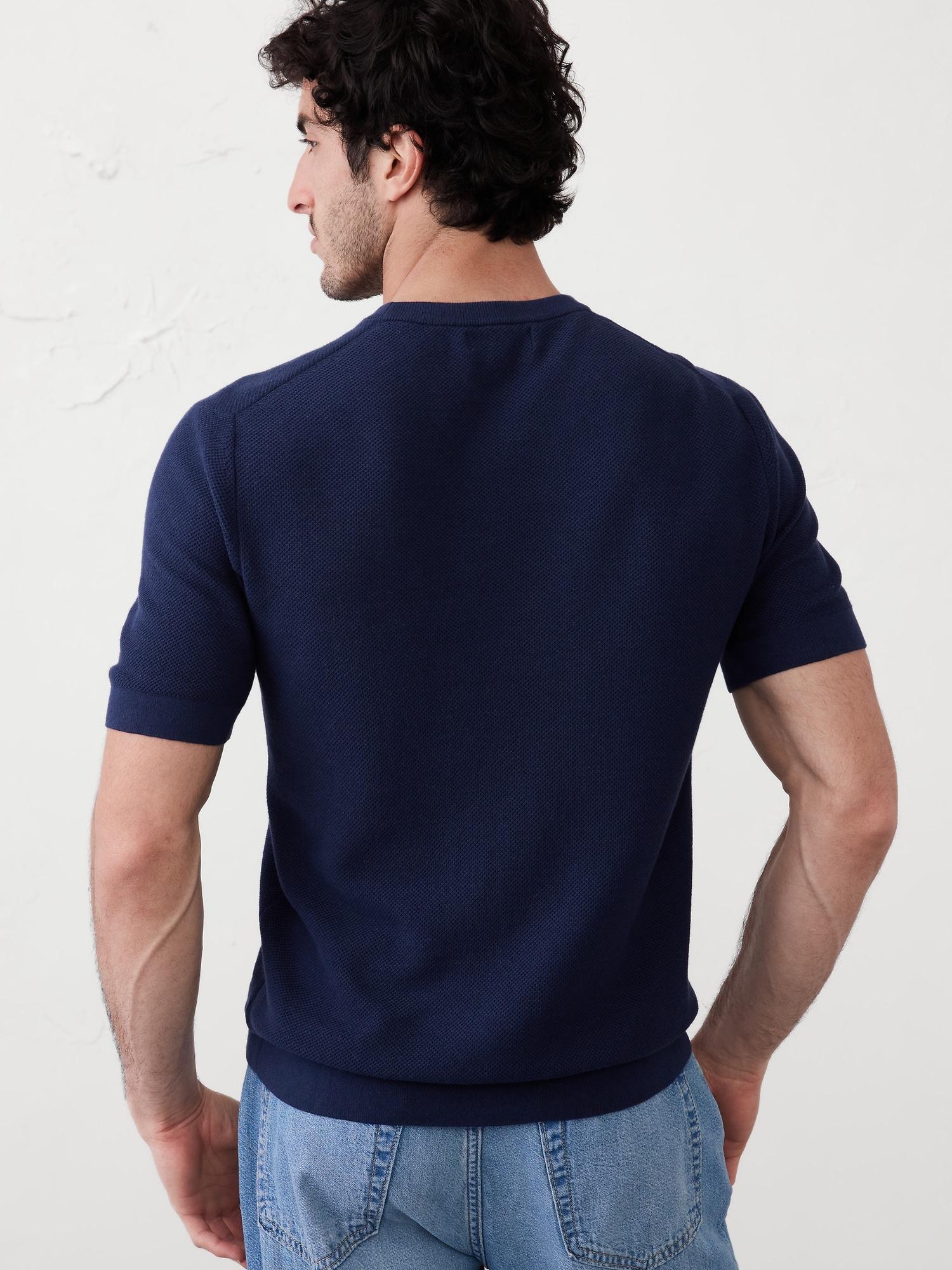 Textured Sweater T-Shirt Product Image